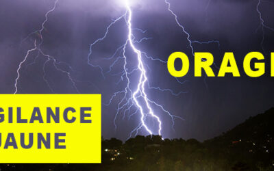 Val d’Oise en Vigilance jaune pour le phénomène orages