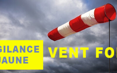 Val d’Oise en vigilance jaune pour les phénomènes vent et pluie-inondation