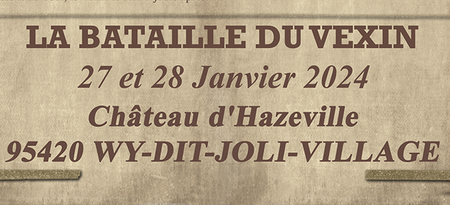 Exposition conférence – La bataille du Vexin
