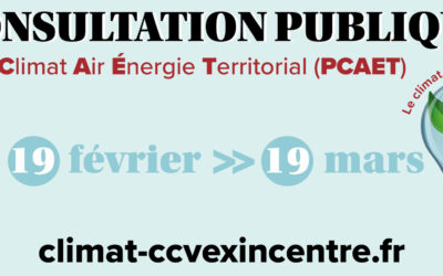 Consultation publique projet de PCAET de la CCVC