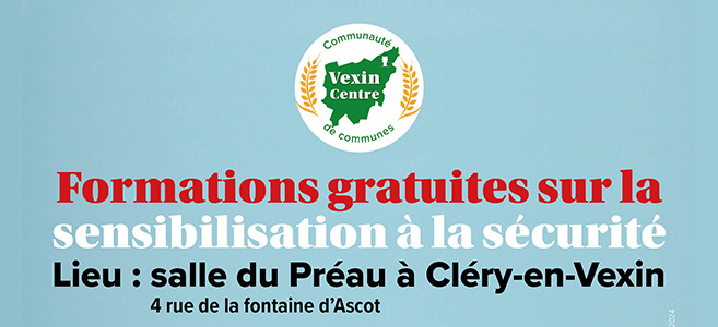 Formations PREVINCE et PSC1 pour les séniors