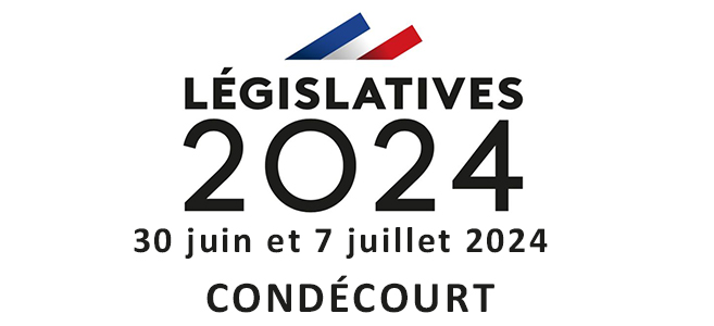 Résultats élections législatives 1er tour à Condécourt