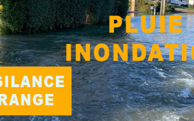 Vigilance orange pour pluie-inondation jeudi 10/10/2024